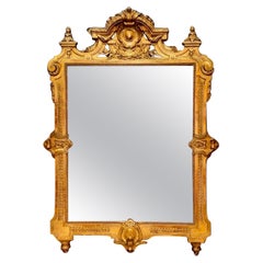 French Louis XVI Giltwood Mirror