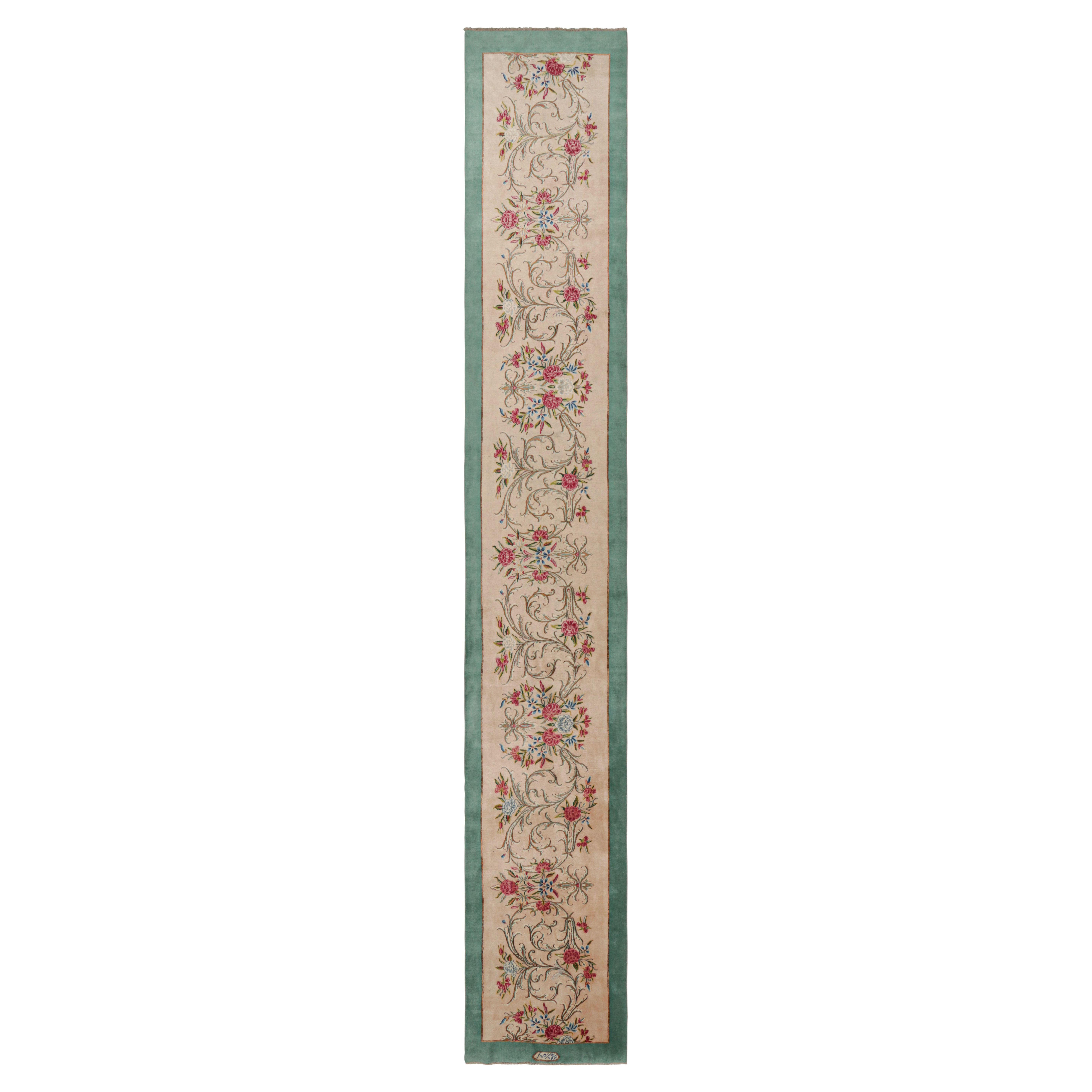 Signiert Rashid Farrokhi Vintage Kerman Persischer Läufer, Vintage  Rug & Kilim