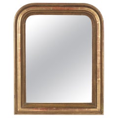 Espejo dorado de estilo Louis Philippe francés de principios del siglo XX