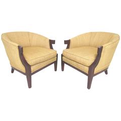 Pair of Palladian Collection Lounge Armchairs by Baker Furniture