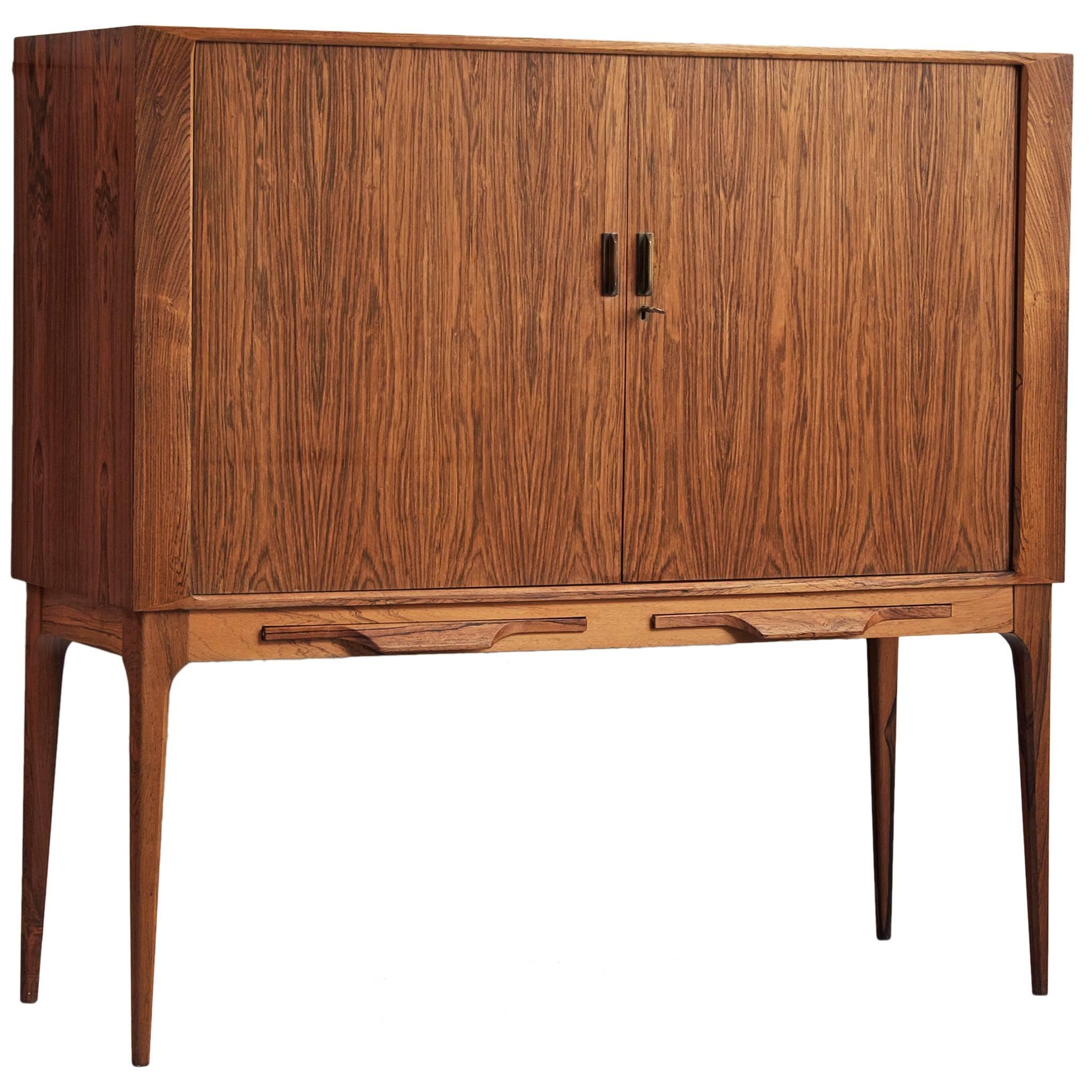 Kurt Østervig Bar Cabinet in Rosewood