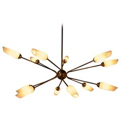 Italian Mid-Century Sputnik Chandelier