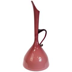 Vintage Empoli Art Glass Decanter