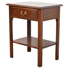 Stickley Georgian Mahogany Nightstand or Occasional Side Table