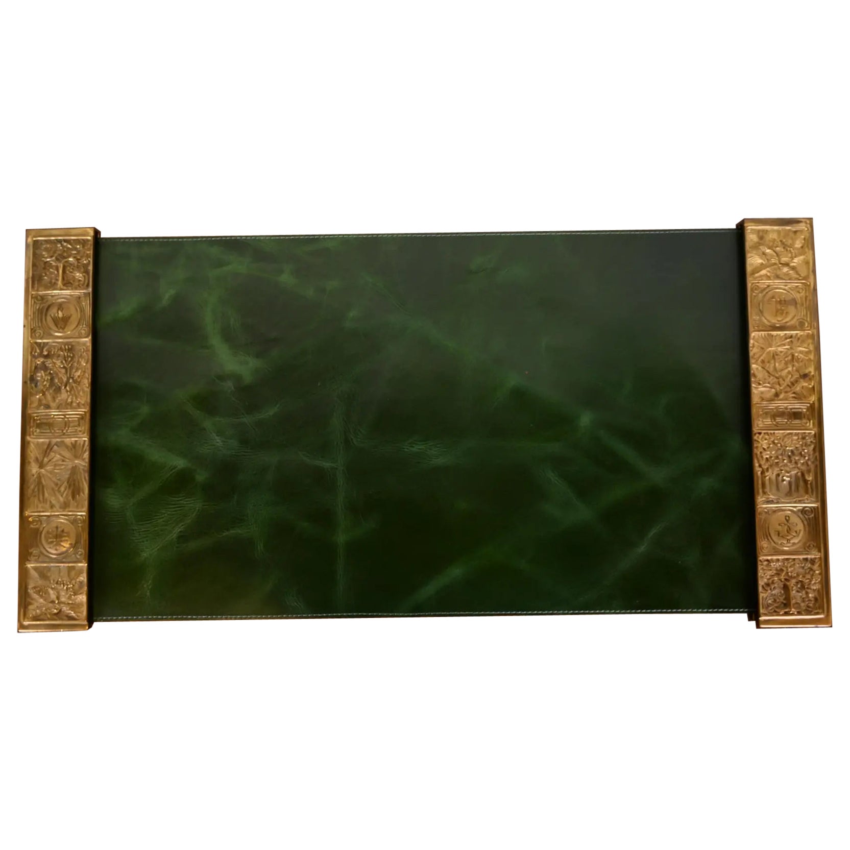 Tiffany Studios New York Signet Bronze Doré Blotter Ends