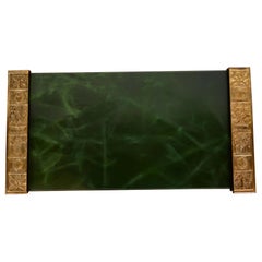Tiffany Studios New York Lesezeichen Muster Bronze Doré Blotter Ends