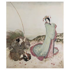 Stampa originale d'epoca di Edmund Dulac, C.C. 1920