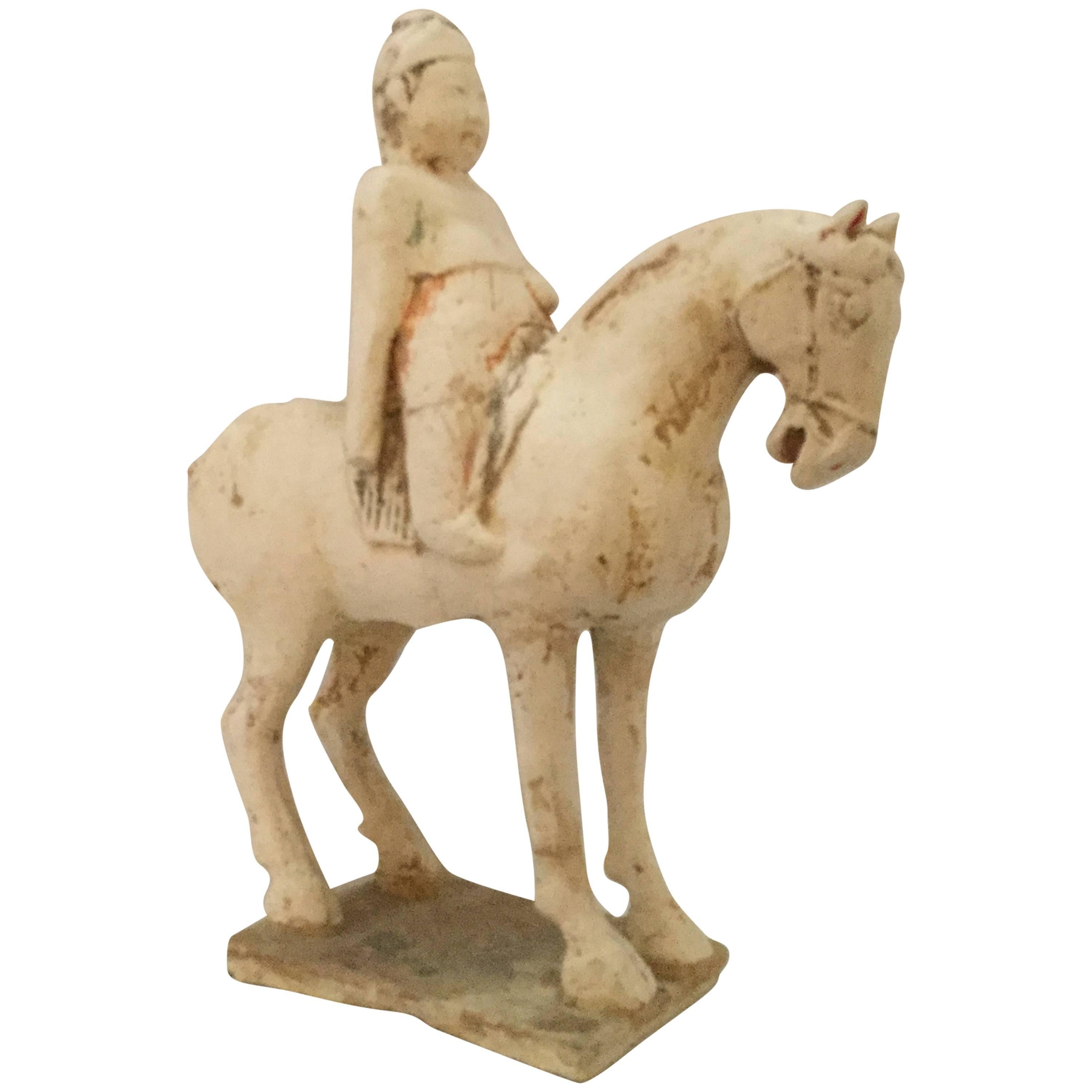 1, 000-1, 600 Year-Old 'Sui Dynasty' Burial Horse Sculpture For Sale