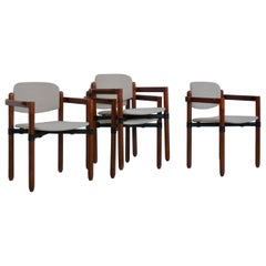 4 Stacking Armchairs by Fröscher Sitform Germany 1970s