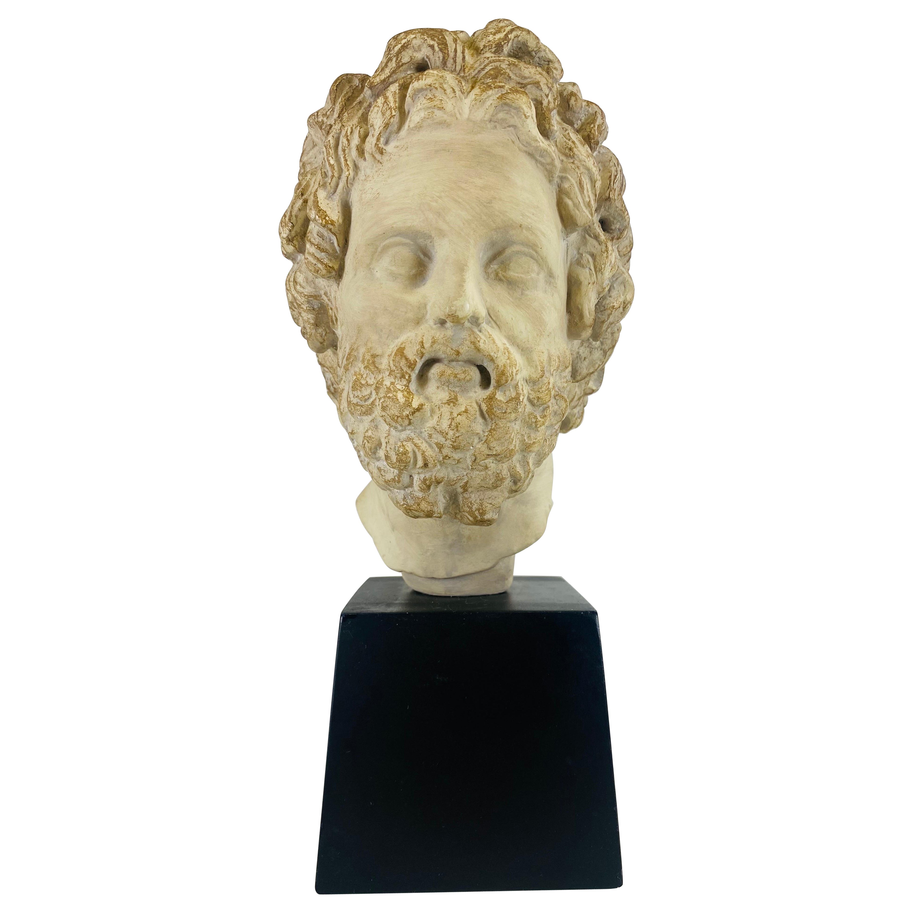 Mid-century vintage Alva Studios classical Greco-Roman bust
