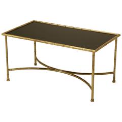 Brass Coffee Table in the Style of Bagues