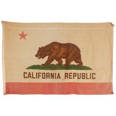 Vieux drapeau de l'État de Californie
