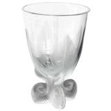 Signed Lalique Glass Vase