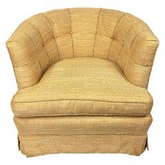 Mid Century Cube Chair on Castors