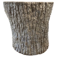 Charming Faux Bois Tree Planter