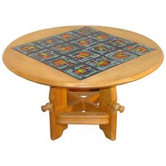 Guillerme et Chambron, Oak Gueridon Stanislas Model 7