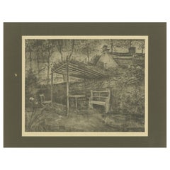 Vincent van Gogh – Terrace of a Café with a Pergola – 1928 Portfolio Print