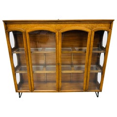 Mid-Century Modern Young Manufacturing Walnut Display Case