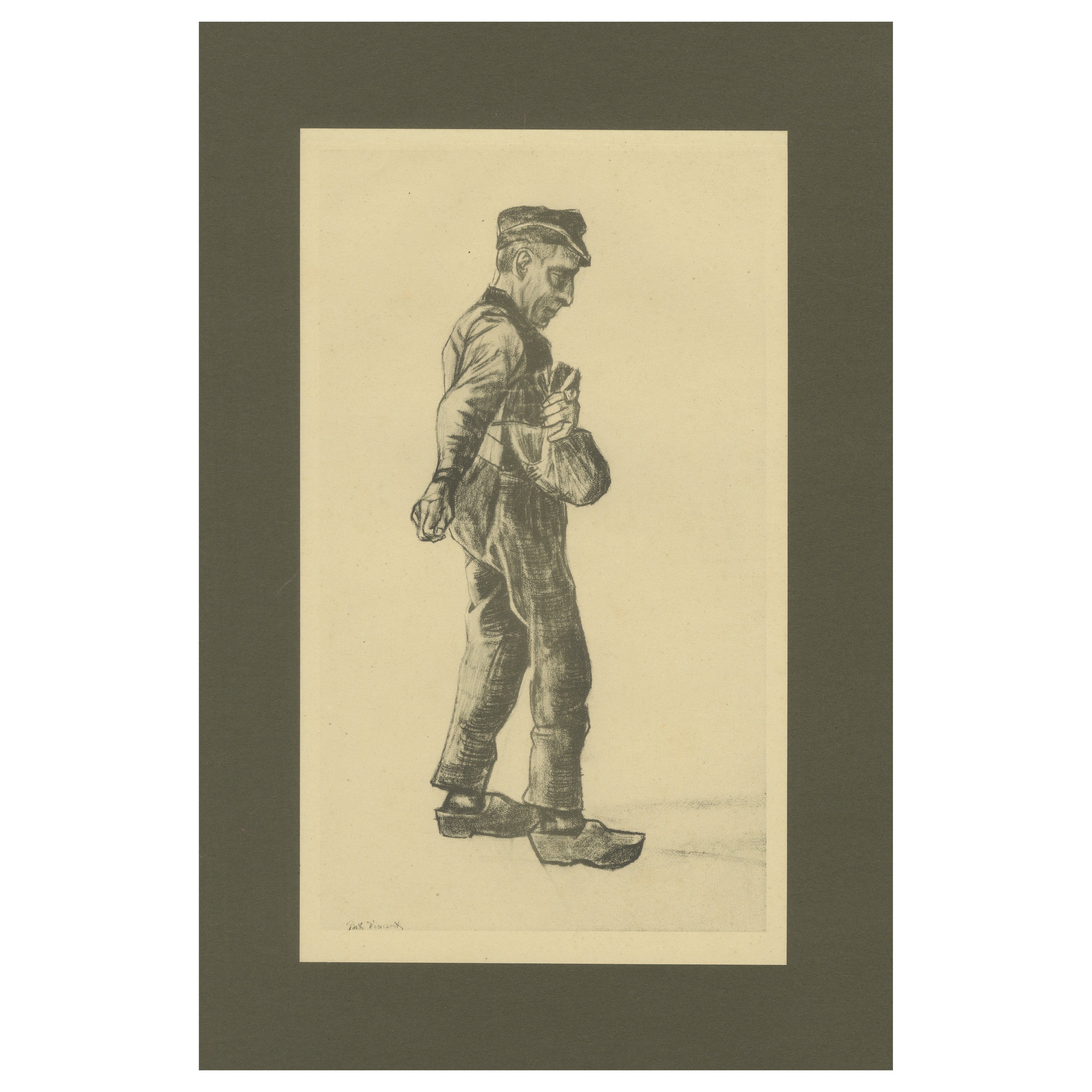 Vincent van Gogh - El sembrador - 1928 Impresión de cartera del periodo holandés