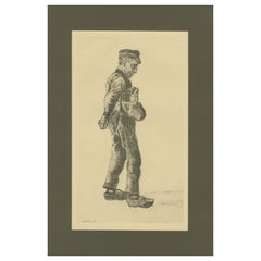 Vincent van Gogh - The Sower - 1928 Portfolio Print from Dutch Period