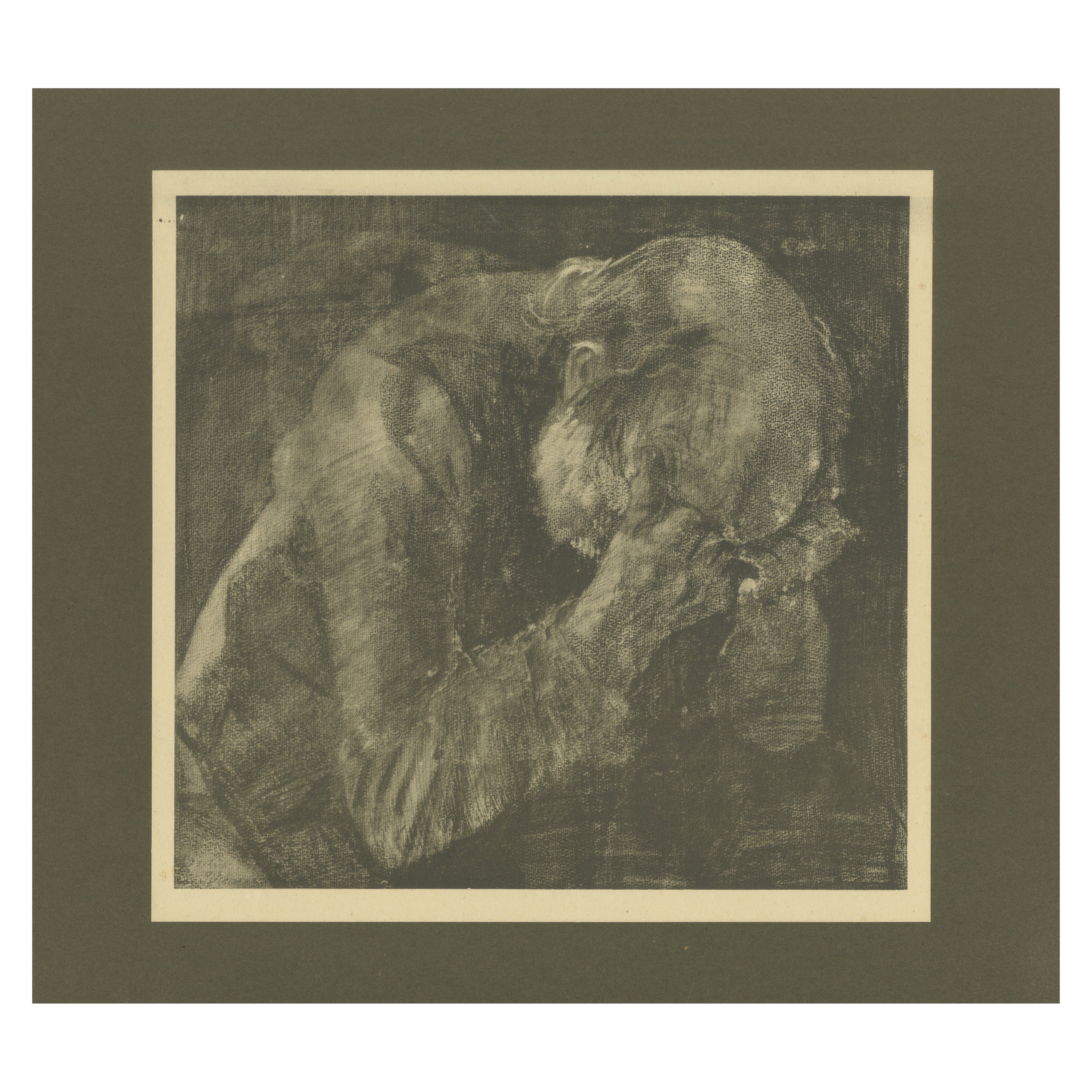Vincent van Gogh - Agotado (A las puertas de la eternidad) - 1928 Portfolio Print en venta