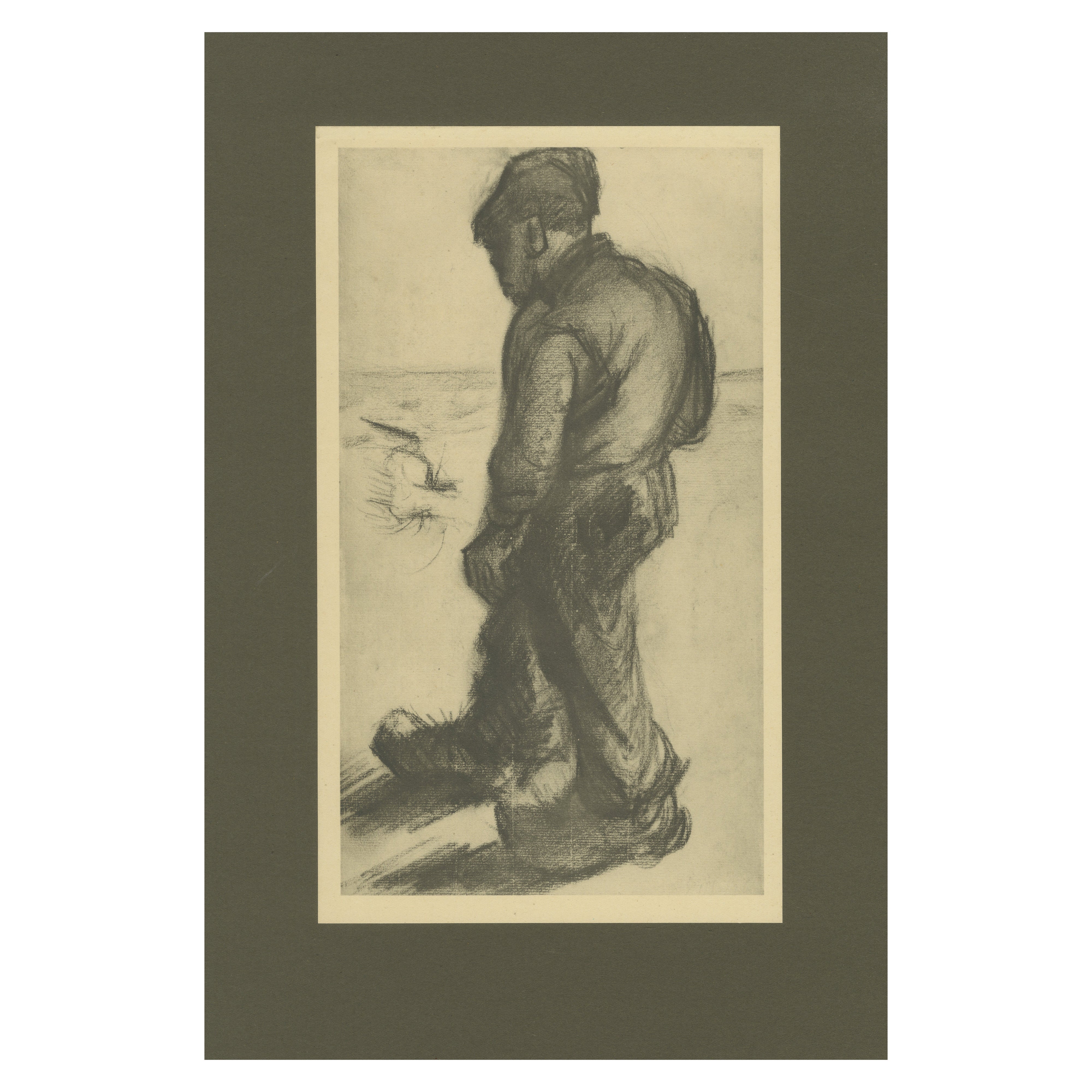 Vincent van Gogh - Campesino caminando con un saco - 1928 Portfolio Print