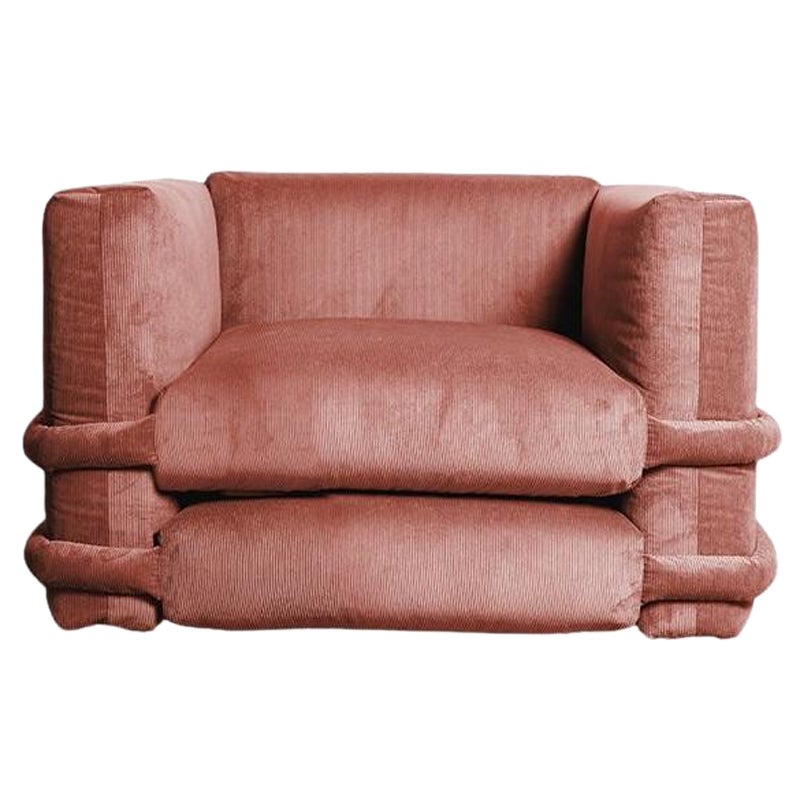 PILLOW SOFA BY Muller Van Severen, Corduroy, Forest Green, Individual Module