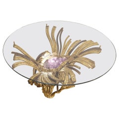 Tavolino scultura "Sea Anemone", di Richard Faure, Parigi, circa 1980