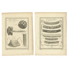 1757 Native American Tribal Adornments – Feathered Headdresses, Belts & Jewelry