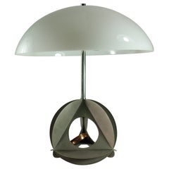 1967 Bruno Munari Alfa Romeo Lampada da tavolo scultura di design italiano