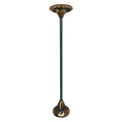 Lámpara de bronce escultórica pesada Torchiere / Up light de Valenti (FIRMADA)