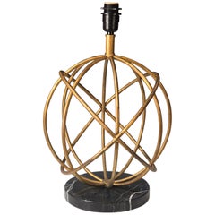 French Modern Style Gilt Iron Table Lamp