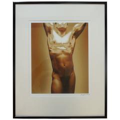 Rare Male Nude Photograph by Douglas Kirkland "Golden Boy" 5