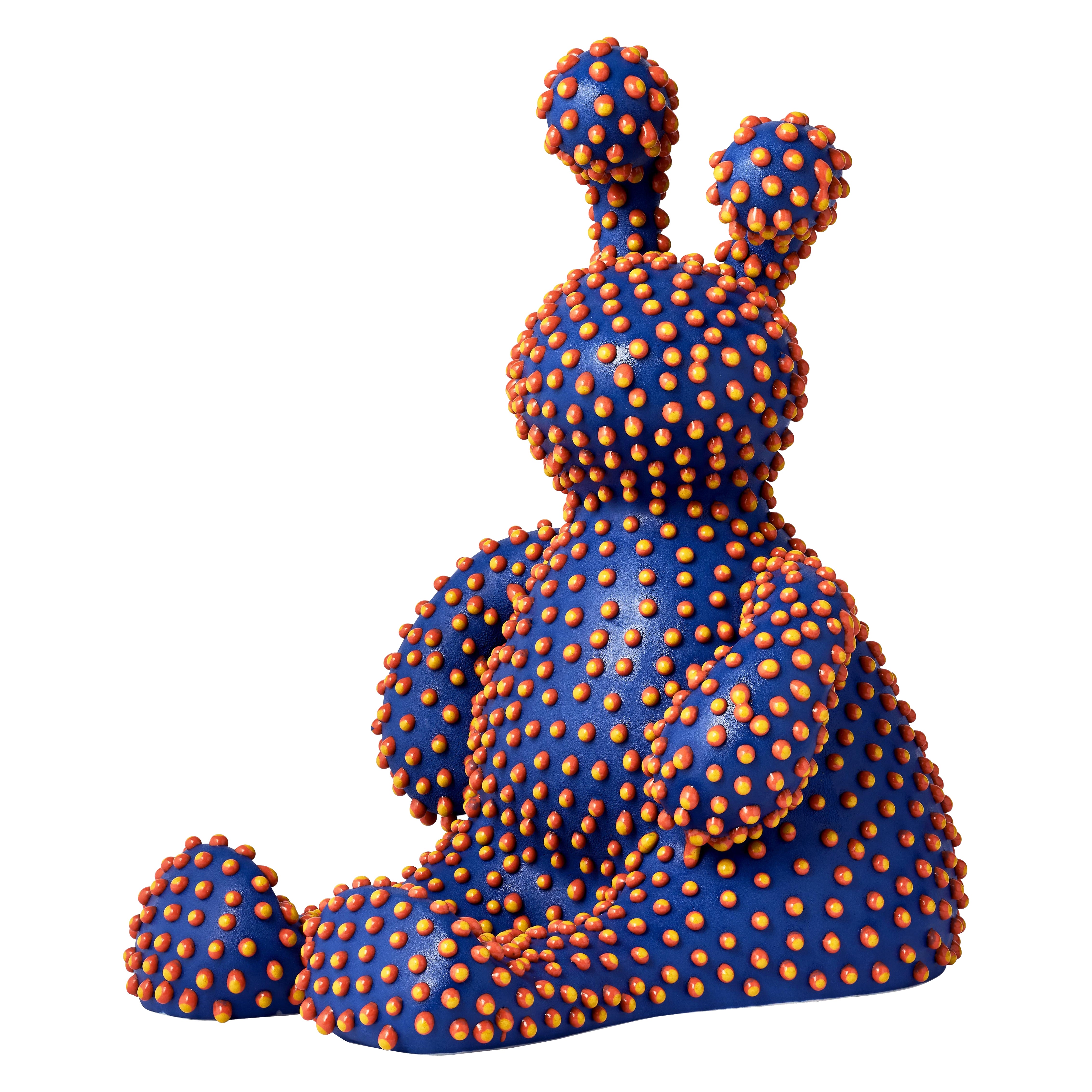 Scultura seduta viola e arancione, Ahryun Lee in vendita