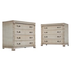 Paire d'AT&T. Commodes pour hommes et garçons Robsjohn-Gibbings Attr. pour John Stuart