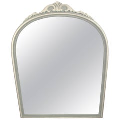 Carved French Gray Mirror