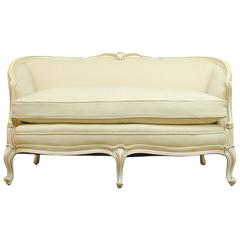 French Louis XV Style Loveseat Settee