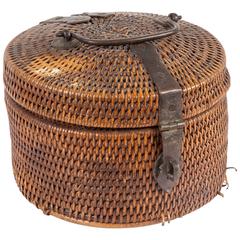Small Rattan Basket from Southern India