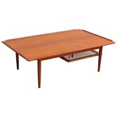 Poul Jensen for Selig Danish Teak Coffee Table 