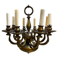 Antique 1900’s Caldwell Colonial Style Chandelier 8 Lights