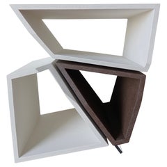 Comodino Alma Design Italiano Moderno Fatto a mano Legno e Resina Scultura