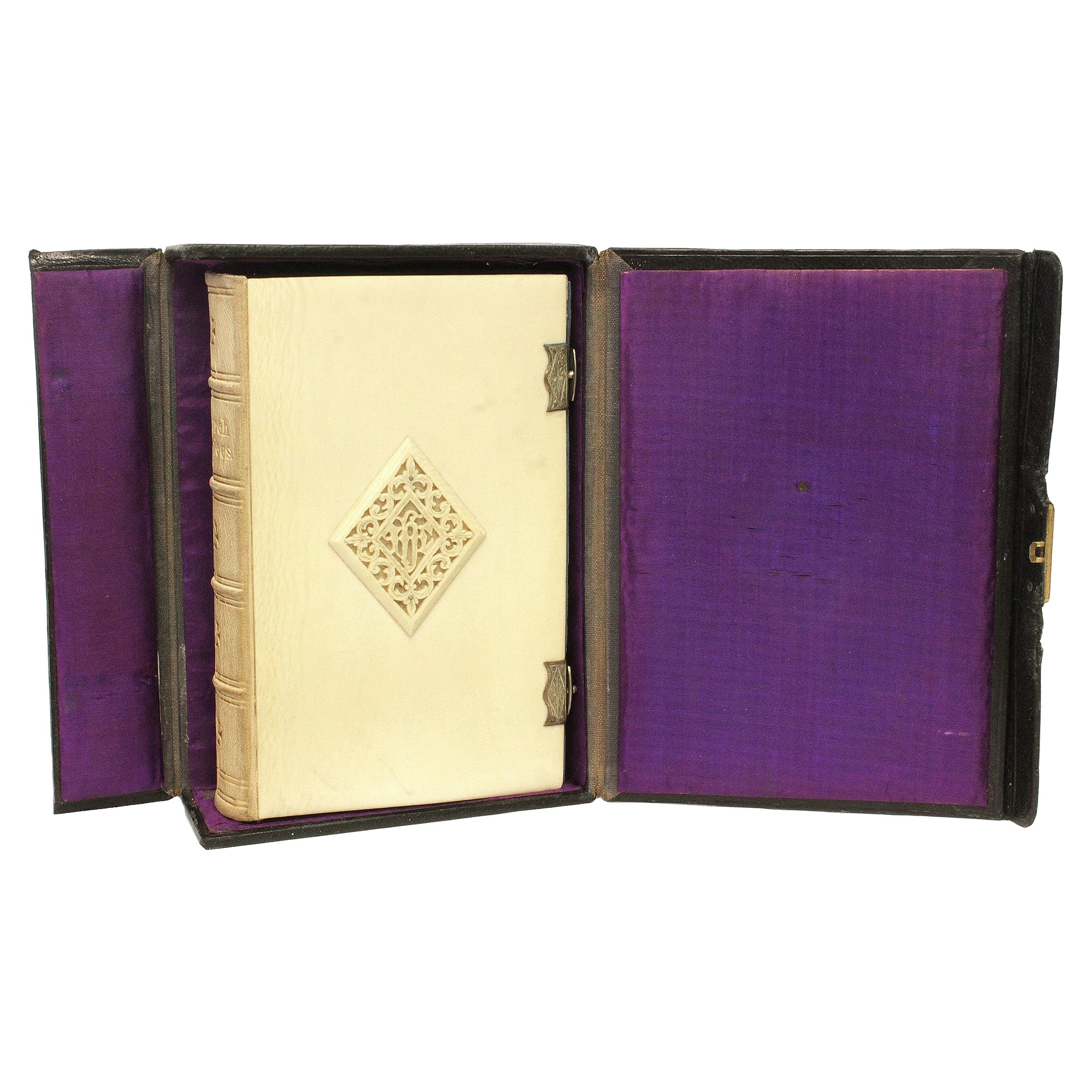 The Book of Common Prayer. c. 1875 - BOUND IN BONE - WITH IT'S ORIGINAL BOX !