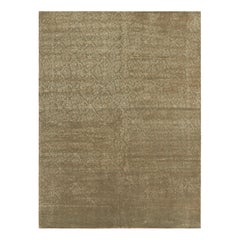 Rug & Kilim’s European Style Rug in Brown and Gold Florals “Cordoba”