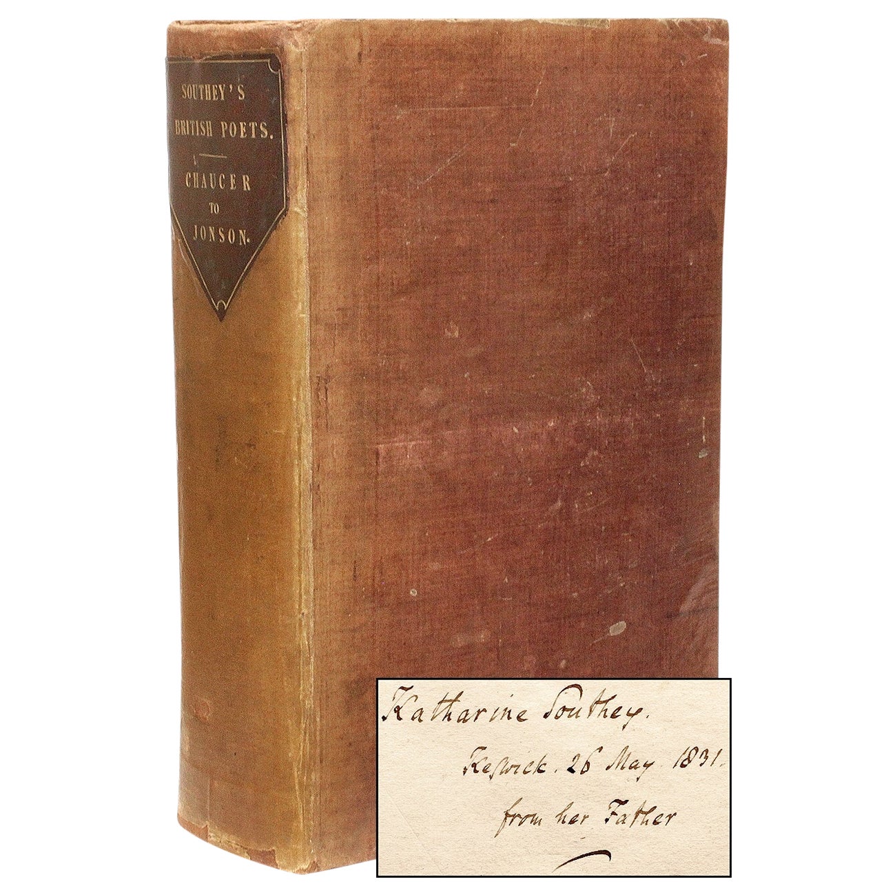 SOUTHEY. Ausgewählte Werke der britischen Dichter. 1st ED – INKAUF UNSEREM DAUGHTER