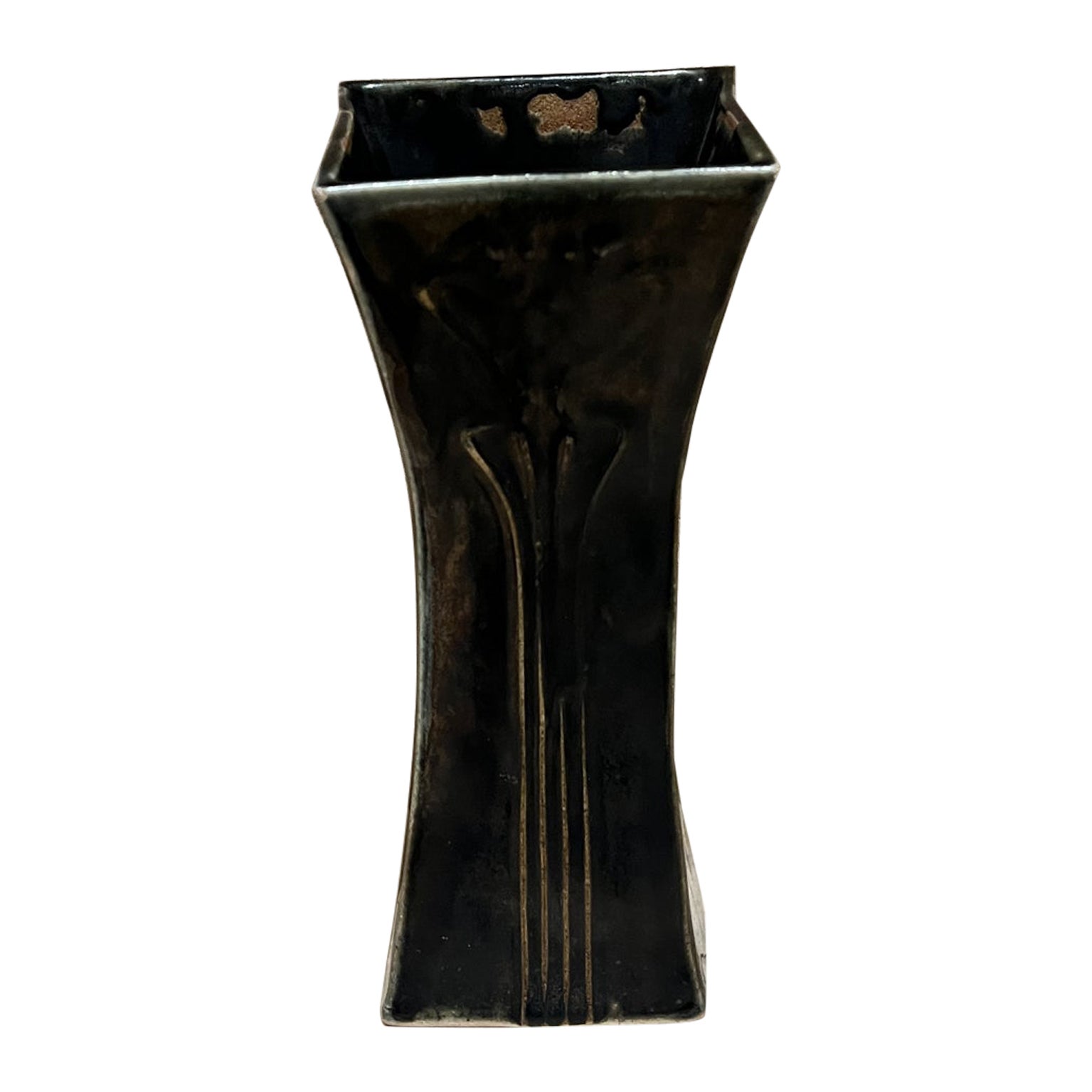 Art Nouveau Flower Vase signed
