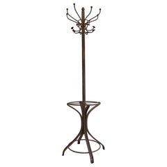 Patinated Metal Coat Stand