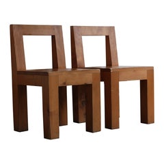 Modernist Beech Dining Chairs