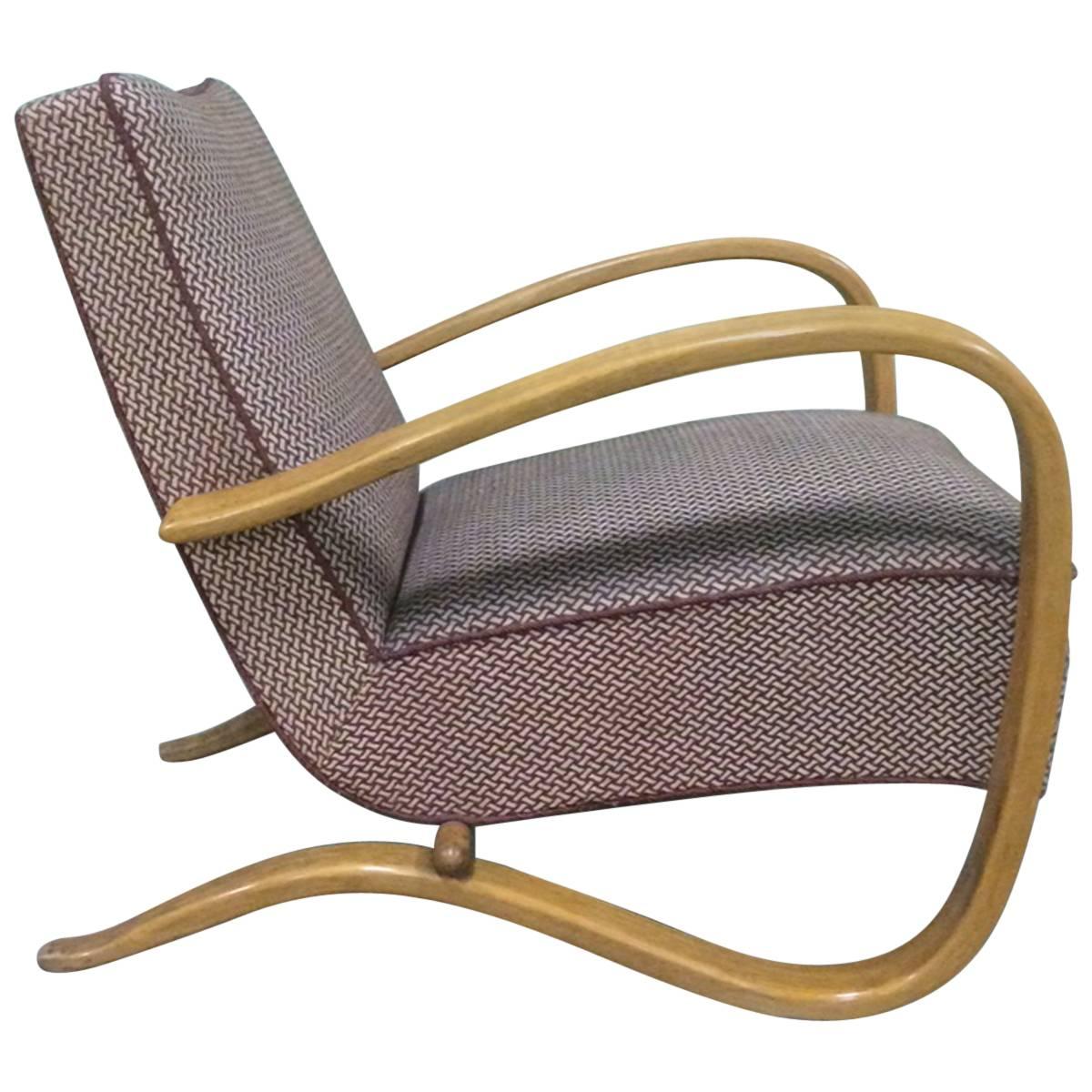 Single Lounge Chair by Halabala
