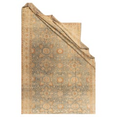 Antique Persian Hand Knotted Wool Tabriz Rug