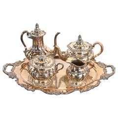 Tiffany & Co. Antique Victorian Silver Plate Coffee or Tea Service Set